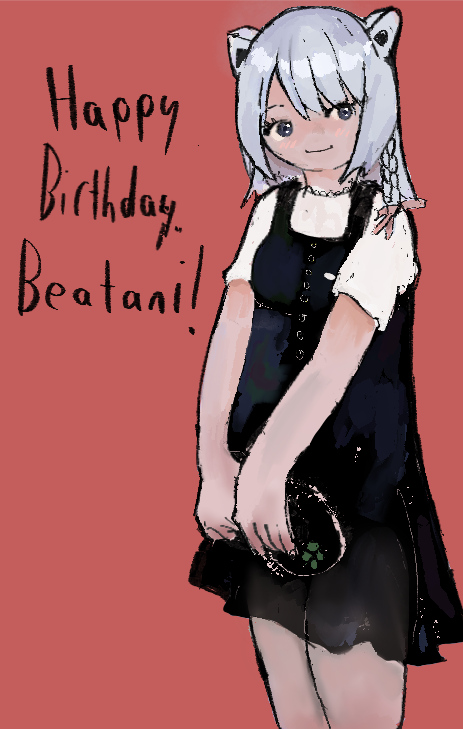 beatani birthday dress happy_birthday hat smile