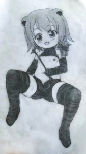 Rating: Explicit / Score: 0 / Tags: 1girl :3 babytani bdsm blush bondage_outfit clover flat_chest high_collar latex latex_boots latex_gloves loli lolidom navel nipples open_mouth paper_(medium) riding_crop shorts sitting spread_legs / User: bm