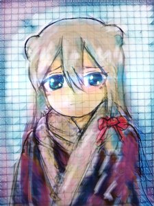 Rating: Safe / Score: 0 / Tags: 1girl beatani frown jacket looking_at_viewer paper_(medium) scarf upper_body / User: bm