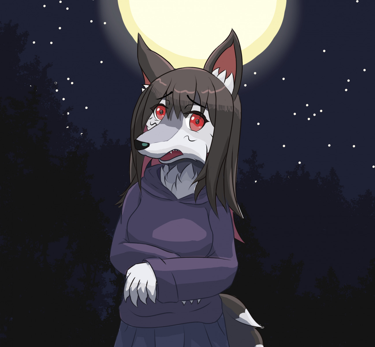 furry risuna wolf