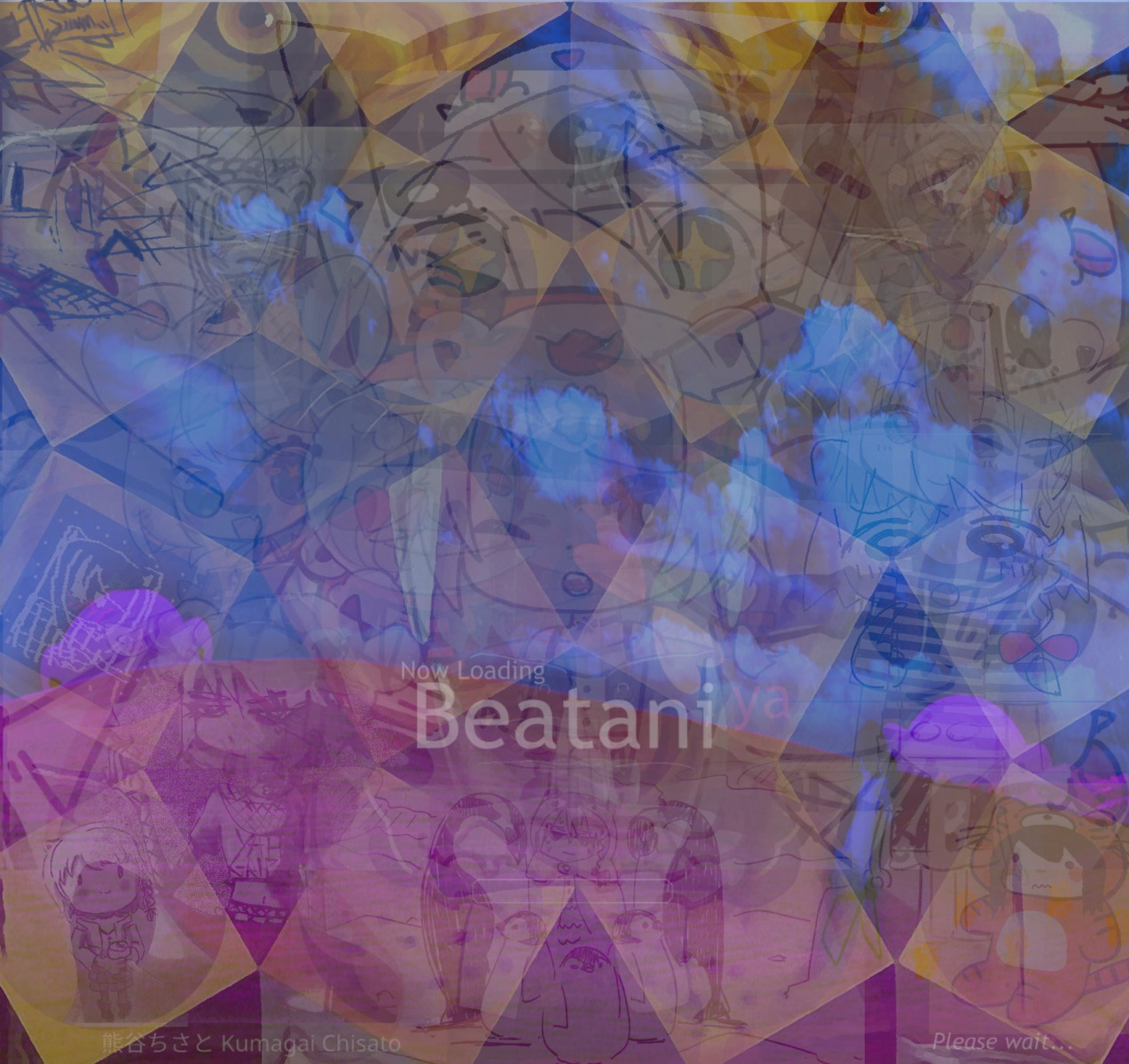 beatani collage psychedelic