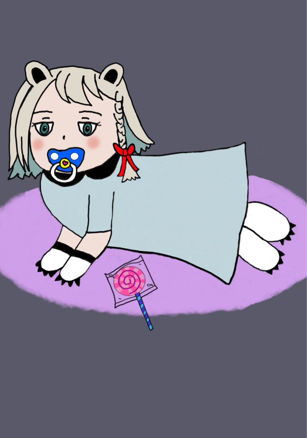 babytani bear_paws lollipop pacifier
