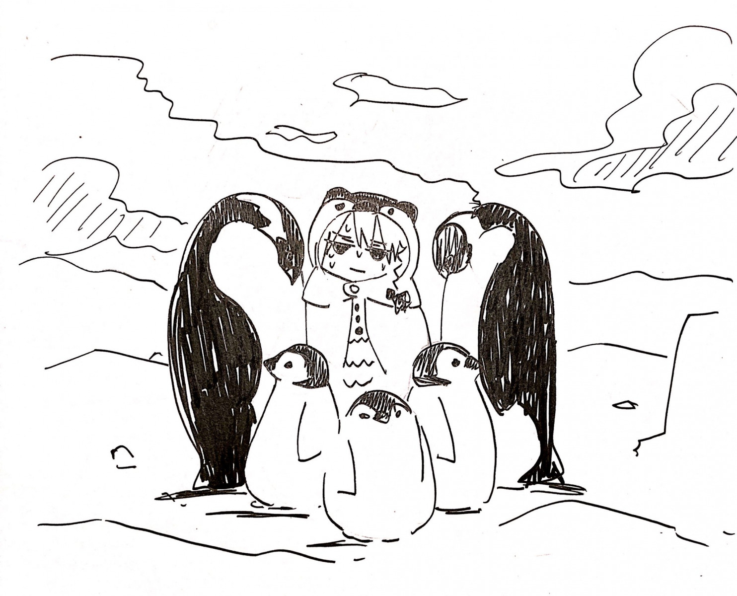 beatani beatani_(artist) penguin