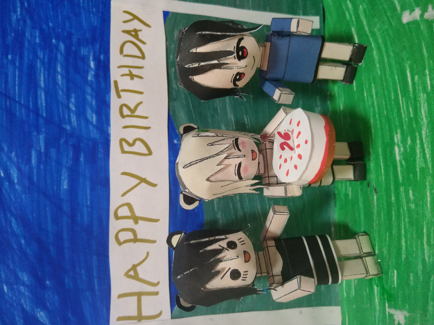 beatani birthday cake chihiro listener papercraft risuna