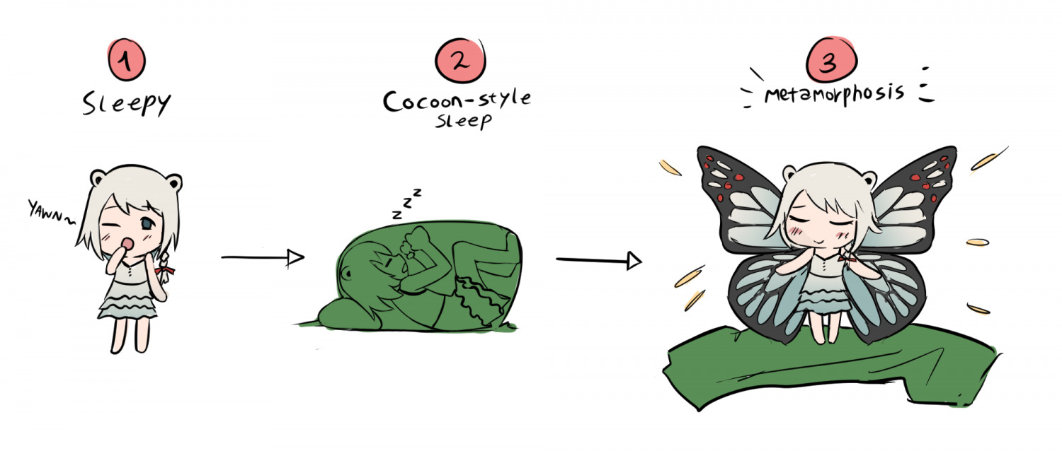 beatani cocoon metamorphasis sleep
